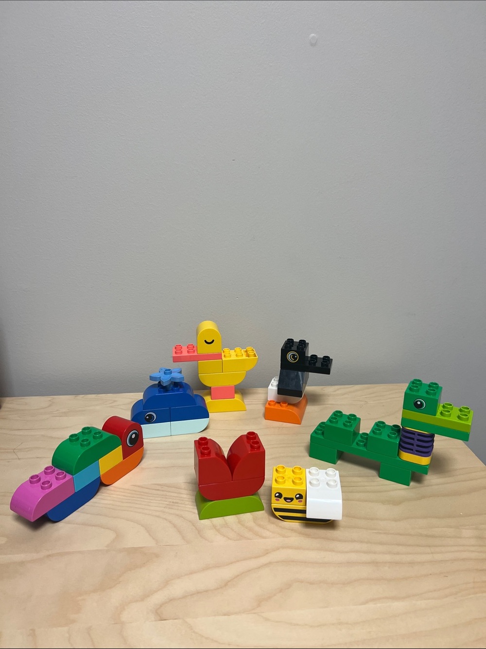 LEGO DUPLO Animals - Whale, Crocodile, Duck, Caterpillar, Penguin - Toddler